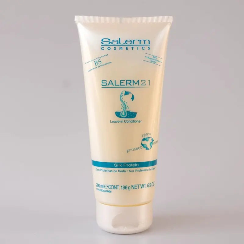 Salerm 21 Leave-In Conditioner & Moisturizing Hair Mask | Silk Protein Formula | Deep Repair, Thermal Protection & Shine | Anti-Frizz Treatment for Damaged & Dry Hair – 6.9 fl. oz