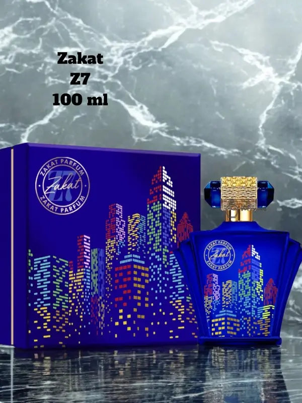 Zakat Perfumes Zakat Z7 Eau De Parfum Unisex Fragrance 100ml Long Lasting Gardenia Patchouli Caramel Notes New York Nights Inspired