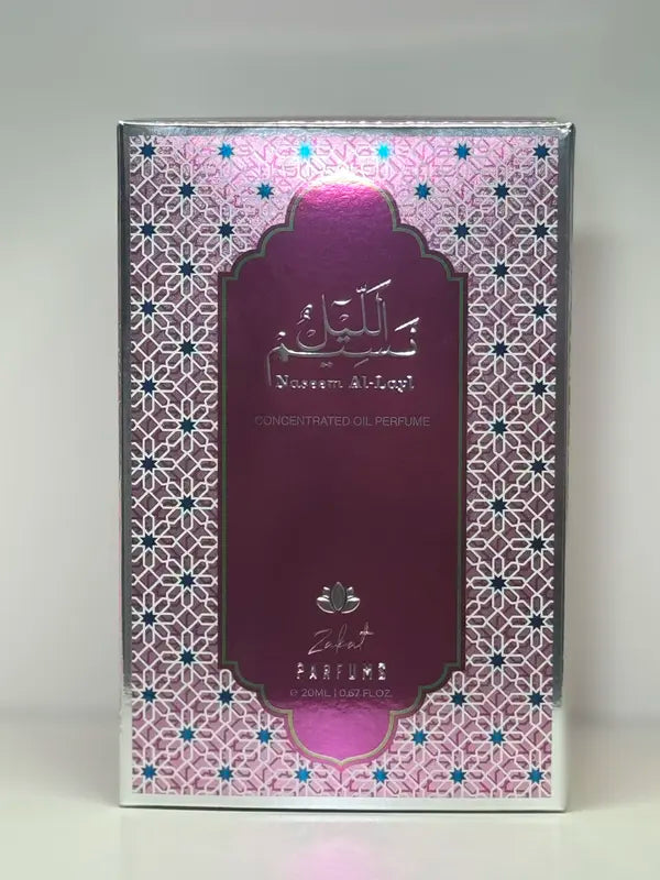 Zakat Naseem Al-Layl Concentrated Perfume Oil 20 ml Fruity Floral Warm Fragrance with Litchi Rose Vanilla & Sandalwood Long Lasting