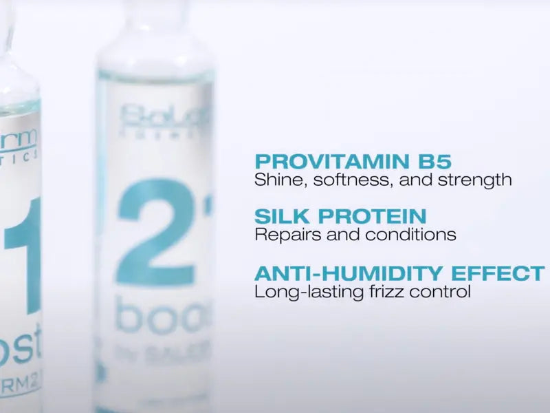 Salerm 21 Boost Hair Mask - 5X Concentrated Repair Treatment with Silk Protein & Pro-Vitamin B5 for Anti-Frizz Heat Protection & Pollution Shield - Haircare