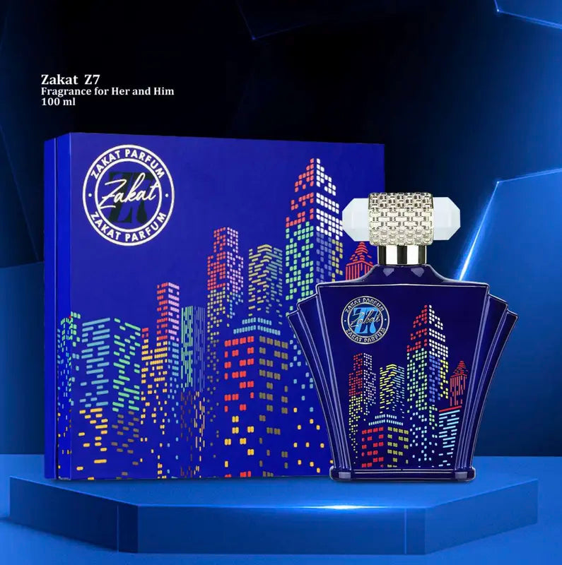 Zakat Perfumes Zakat Z7 Eau De Parfum Unisex Fragrance 100ml Long Lasting Gardenia Patchouli Caramel Notes New York Nights Inspired