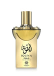 Amaran Iquna Gold Eau de Parfum 3.4 fl oz / 100 ml - Luxurious Women's Perfume with Vanilla, Lavender, Cacao, Ginger, Honeysuckle, Musk & Amber Notes