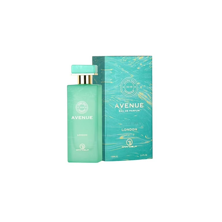 Avenue London Grandeur Eau de Parfum 3.4oz 100ml Unisex Perfume with Litchi Cassis Jasmine Vanilla Musk Long Lasting Sophisticated Scent