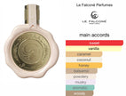 Le Falcone Mirsaal Passion Eau de Parfum Women's Perfume Sweet Vanilla Honey & Musk Long Lasting Fragrance with Caramel Cookie Dough Coconut 100ml