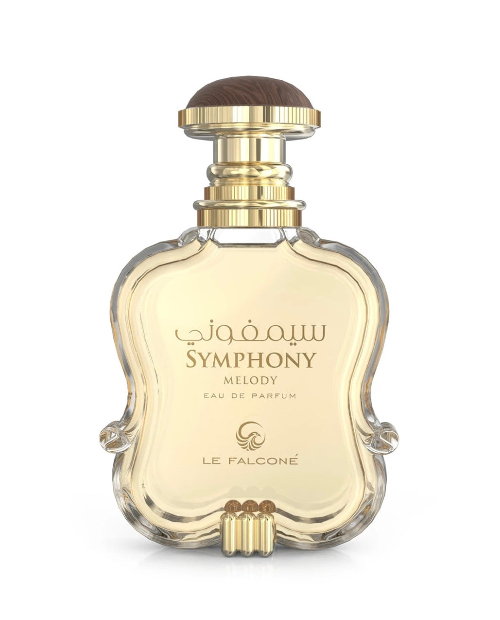 Le Falcone Symphony Melody Eau de Parfum 3.4oz Luxurious Long-Lasting Fragrance with Raspberry Rose & Vanilla Elegant Vibrant Fruity Floral Woody Notes