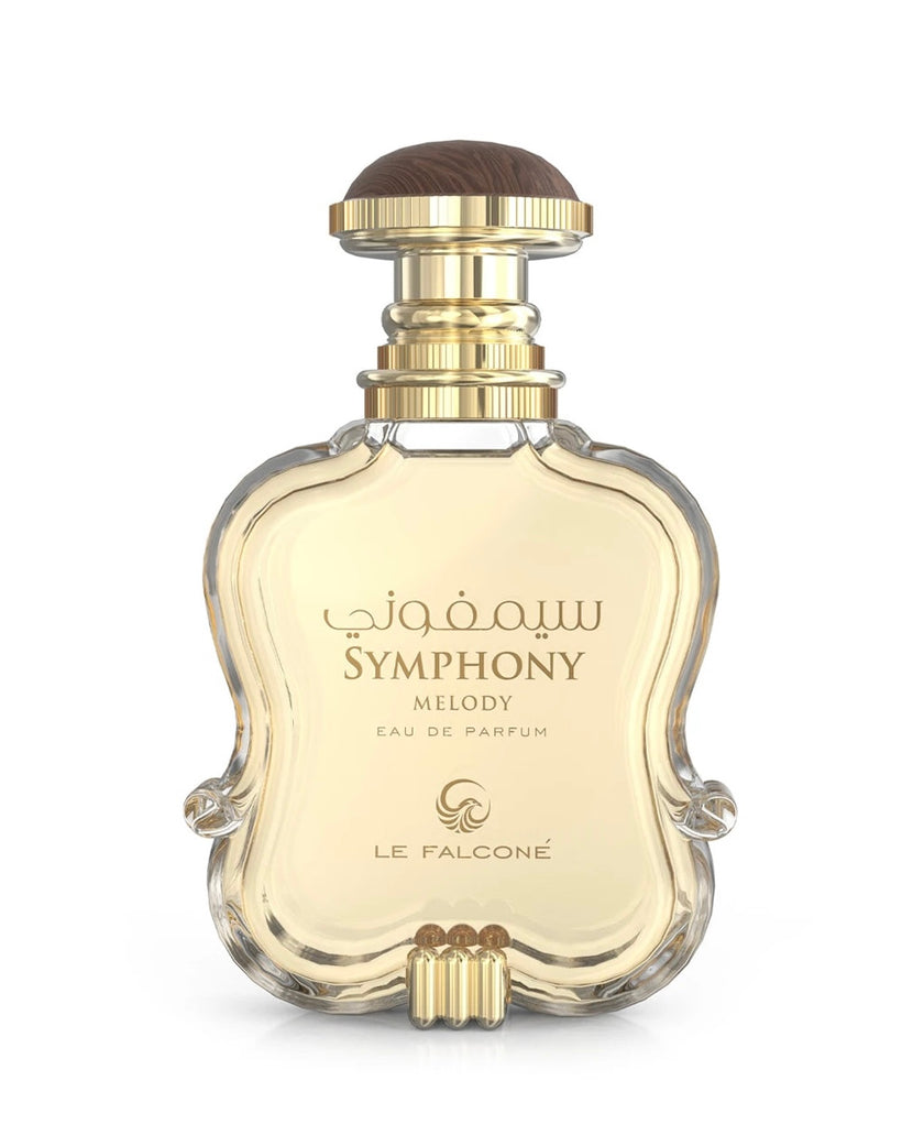 Le Falcone Symphony Melody Eau de Parfum 3.4oz Luxurious Long-Lasting Fragrance with Raspberry Rose & Vanilla Elegant Vibrant Fruity Floral Woody Notes