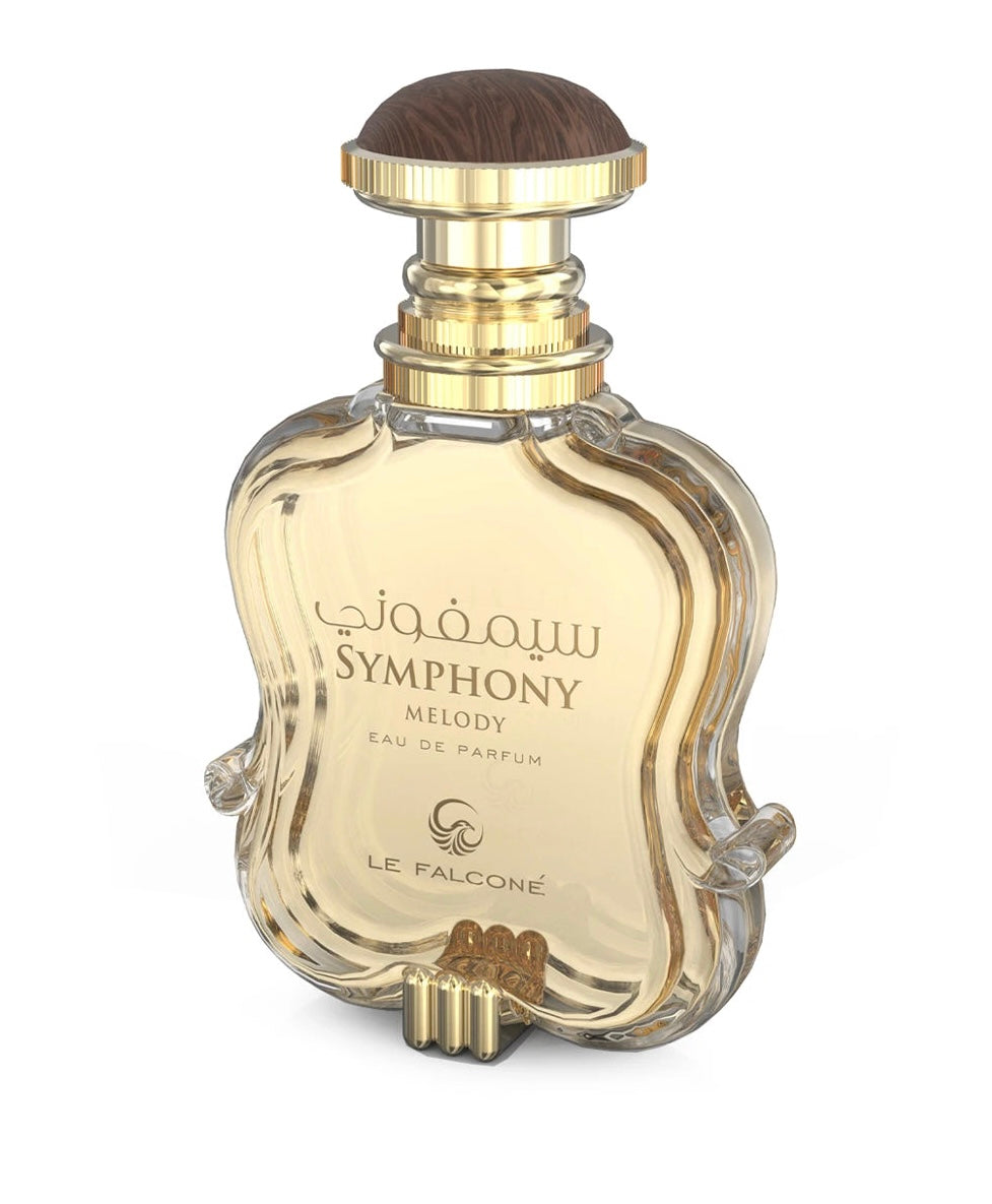 Le Falcone Symphony Melody Eau de Parfum 3.4oz Luxurious Long-Lasting Fragrance with Raspberry Rose & Vanilla Elegant Vibrant Fruity Floral Woody Notes
