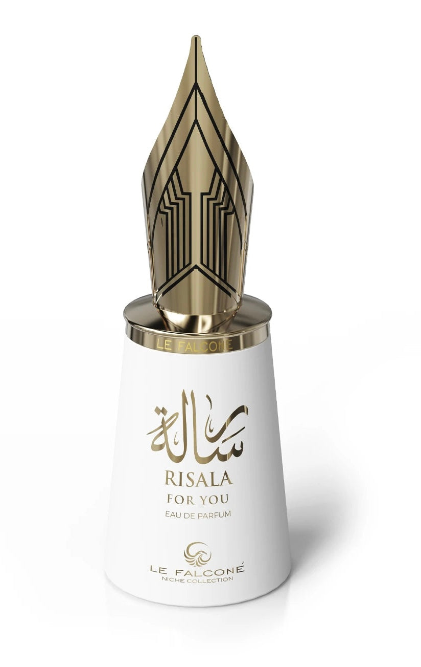 Risala For You Eau de Parfum for Women 100ml White Floral Gourmand Scent with Jasmine Marshmallow & Caramel Long Lasting Intimate Signature