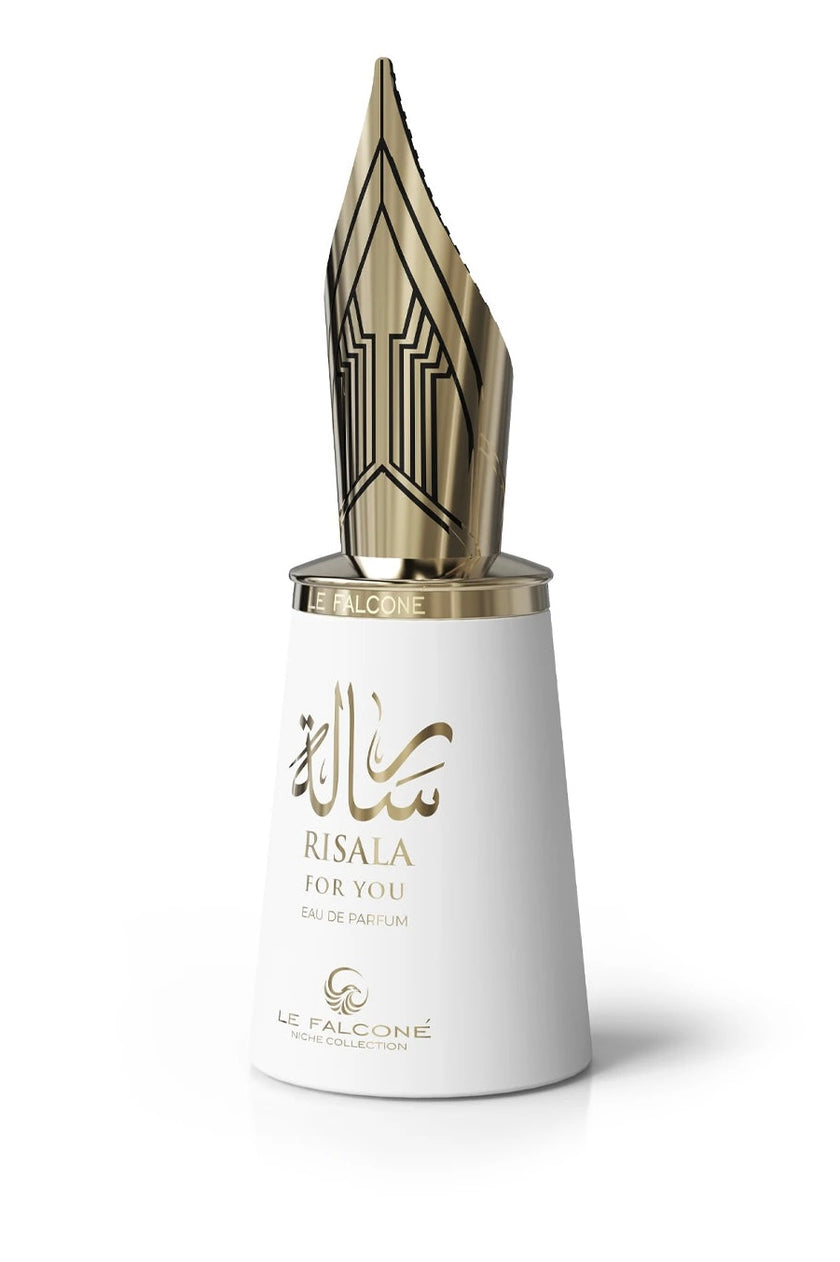 Risala For You Eau de Parfum for Women 100ml White Floral Gourmand Scent with Jasmine Marshmallow & Caramel Long Lasting Intimate Signature