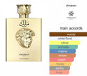 Amaran Malik Kings & Queens Collection Eau de Parfum for Men 3.4 fl oz / 100 ml Bold & Sophisticated Fragrance with Plum Sea Notes Grapefruit Bergamot Jasmine Honey & Amberwood