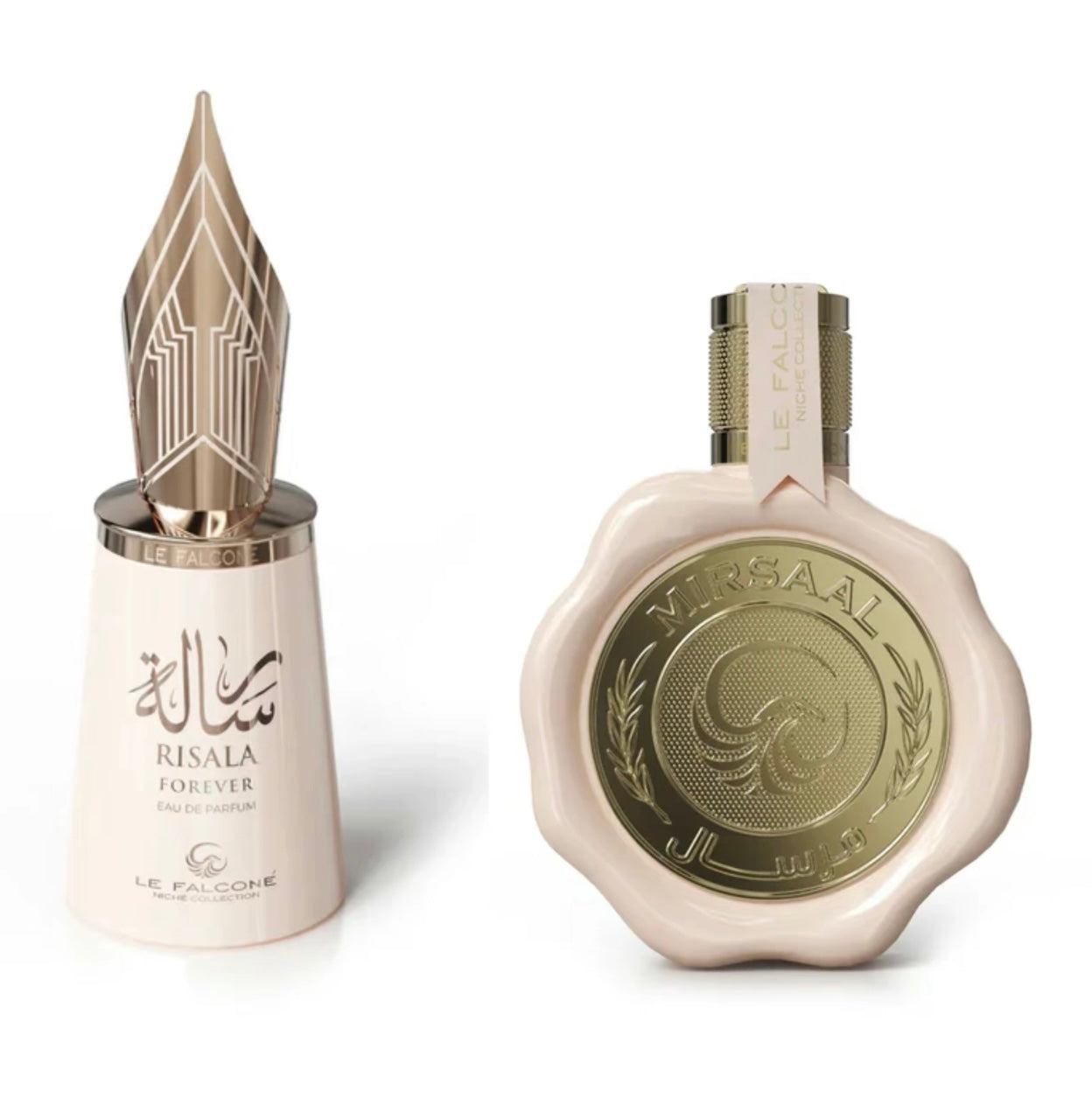 Le Falcon Luxury Perfume Gift Set - Passion & Risala Forever - Creamy Sweet Eau de Parfum for Men & Women - 2 x 100ml Long Lasting Fragrance Duo