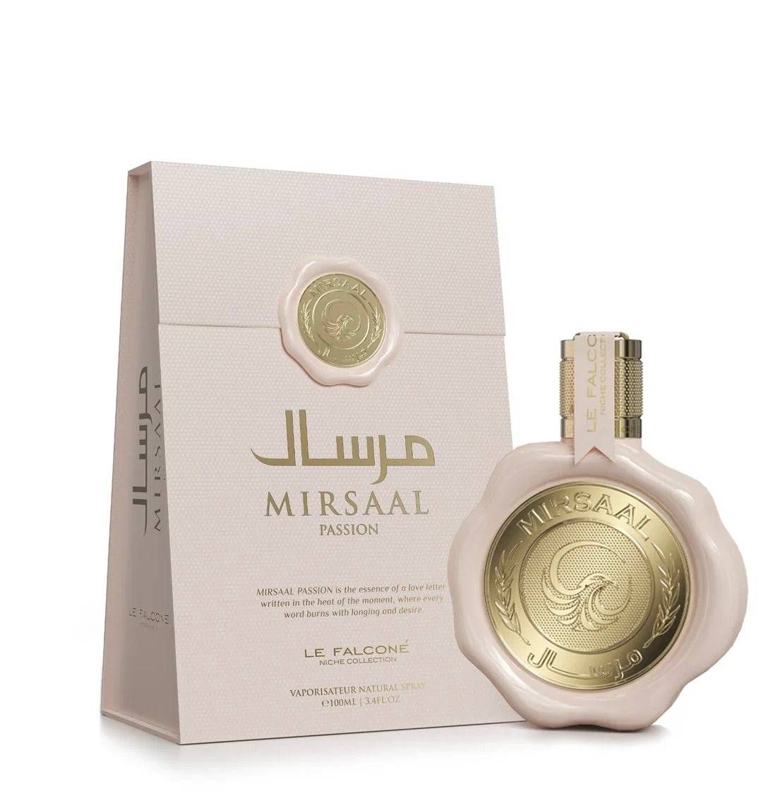 Mirsaaal Niche Collection Eau de Parfum Bundle – Le Falcon, Love Letter Valentine & Passion – 3 x 100ml Perfume Set for Men & Women – Regular Edition