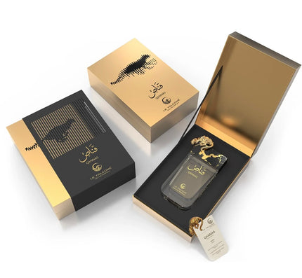 Le Falcone Qannas + Shouq Eau De Parfum 100 ML & 90 ML Apple Cinnamon Orange Blossom Caramelized Lemon Rum Notes for Rich Complex Scent Experience