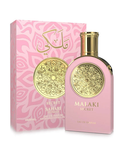 Sahari Malaki Secret Eau de Parfum for Women 3.4 fl oz 100 ml Luxurious Floral Fruity Perfume with Tuberose Orange Blossom Honey & Sandalwood Long Lasting Fragrance