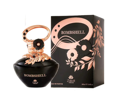 Zakat Parfums Bombshell Black Eau de Parfum for Women 100 ML Floral Jasmine & Fruit Notes Elegant Fragrance