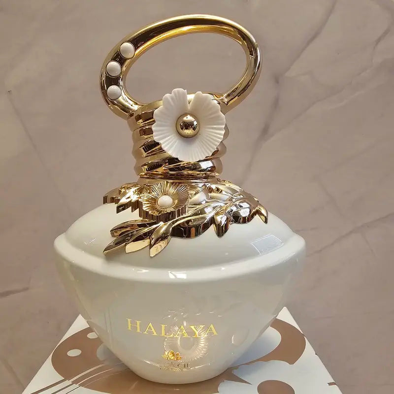 Zakat Parfums Halaya Eau De Parfum Unisex Fragrance 100 ML 3.4 oz Bergamot Fruity & Musk Notes Liquid Perfume