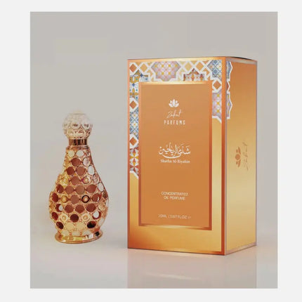 Zakat Shatha Al Riyahin Attar Oil 20 ml Alcohol-Free Unisex Perfume with Floral Fresh & Musky Notes Regular Edition