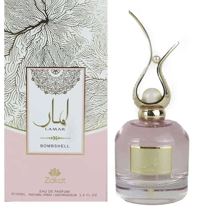 Zakat Parfums Lamar Bombshell Eau de Parfum Women's Fragrance 100 ML Sweet White Rose & Jasmine Notes Peony Scent