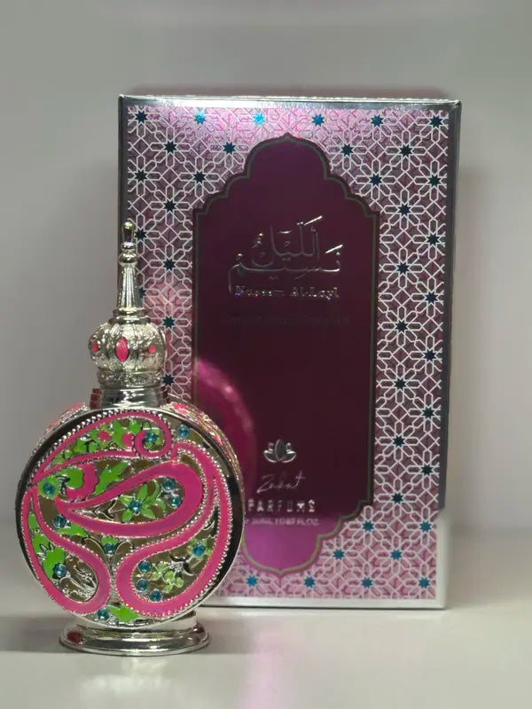Zakat Naseem Al-Layl Concentrated Perfume Oil 20 ml Fruity Floral Warm Fragrance with Litchi Rose Vanilla & Sandalwood Long Lasting