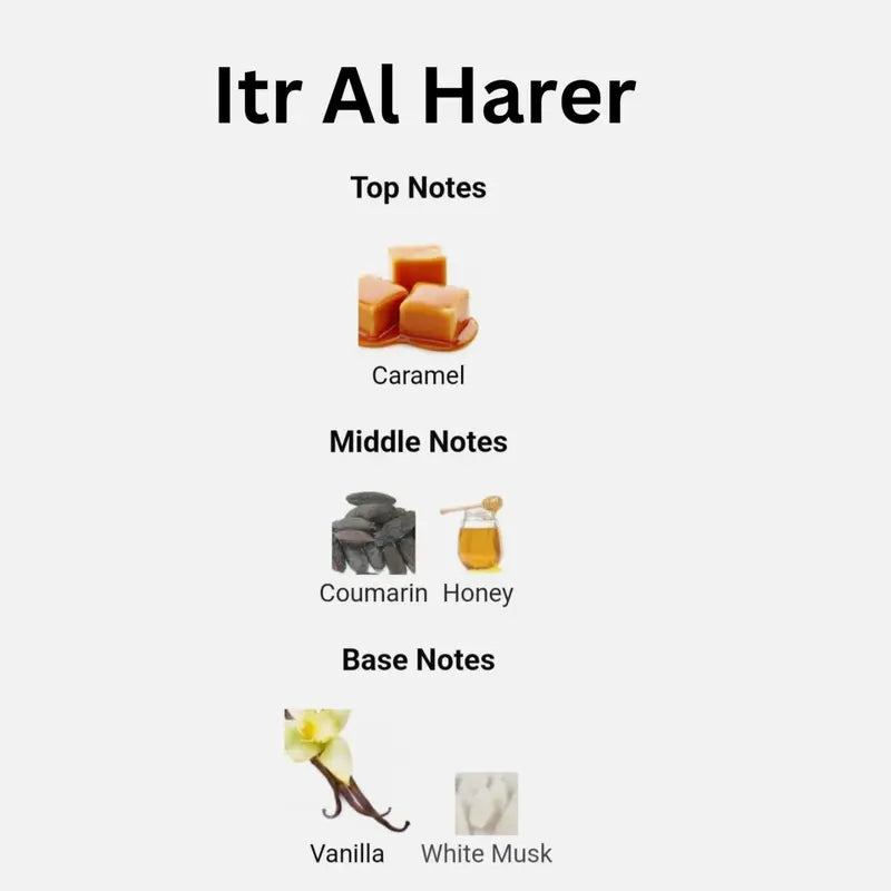 Zakat Itr Al Hareer Attar Oil 20 ml Alcohol-Free Unisex Perfume with Musk Oud & Sweet Florals for Elegant Daily Wear