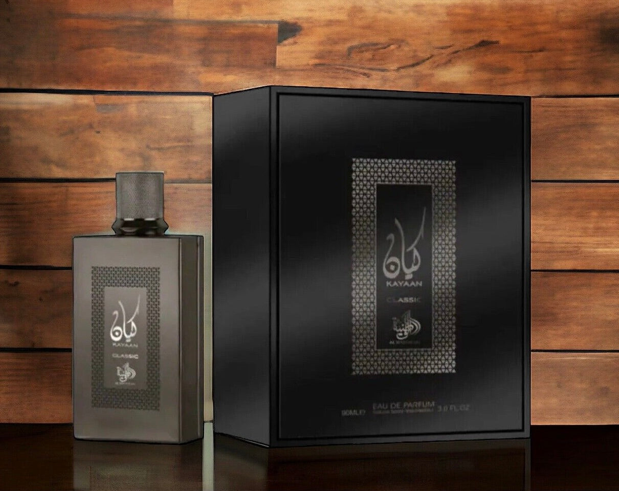 Al Wataniah Kayaan Classic Eau de Parfum 3.4oz 100ml Unisex Oriental Vanilla Fragrance with Bergamot Iris Jasmine Rose Vanilla & Sandalwood Long Lasting Elegant Scent