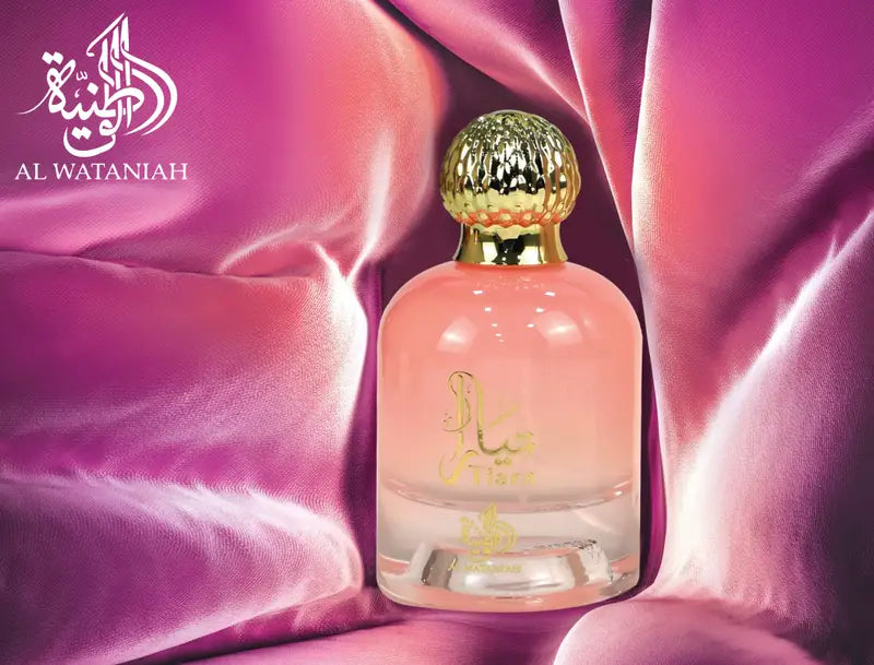 Al Wataniah Tiara Pink Eau de Parfum for Women 3.4oz 100ml Floral Fruity Oriental Scent with Rose Oud Vanilla Amber Long Lasting Elegant Fragrance